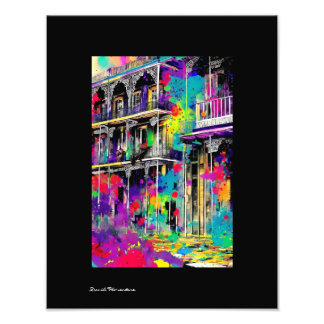 クォーターフランスのバババズバルコニープリント フォトプリント           