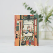 クォーターフランスのバルコニー&ワインフィグ通りスタジオ ポストカード (スタンド正面)