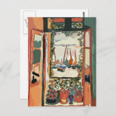 クォーターフランスのバルコニー&ワインフィグ通りスタジオ ポストカード (正面/裏面)