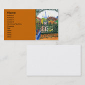 クォーターフランスのバルコニー 名刺 (正面/裏面)