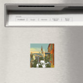 クォーターフランスのブラスバンドニューオーリンズ マグネット (インサイチュ (食洗機))