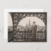 クォーターフランスのレースバルコニー ポストカード (正面/裏面)