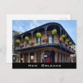 クォーターフランスの・ニューオーリンズ ポストカード (正面/裏面)