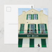 クォーターフランスの・ニューオーリンズ ポストカード (正面/裏面)