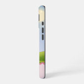 クォーターホースに乗る女性騎手のイラスト iPhone 16ケース (左側面)