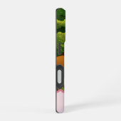 クォーターホースに乗る女性騎手のイラスト iPhone 16ケース (右側面)