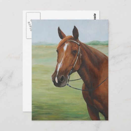 クォーターホースオリジナルアートハガキ ポストカード (正面/裏面)