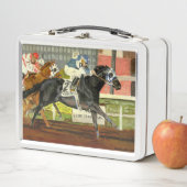 クォーターホースレースポートレート メタルランチボックス (インサイチュ)