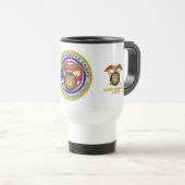 クォーターマスターコープ退役軍人魔法マグカップ トラベルマグ (正面右)
