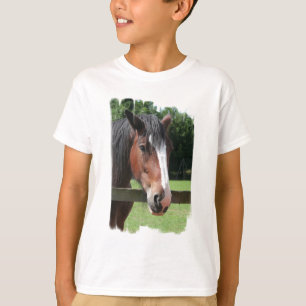 クォーター馬の子供のTシャツの写真 Tシャツ