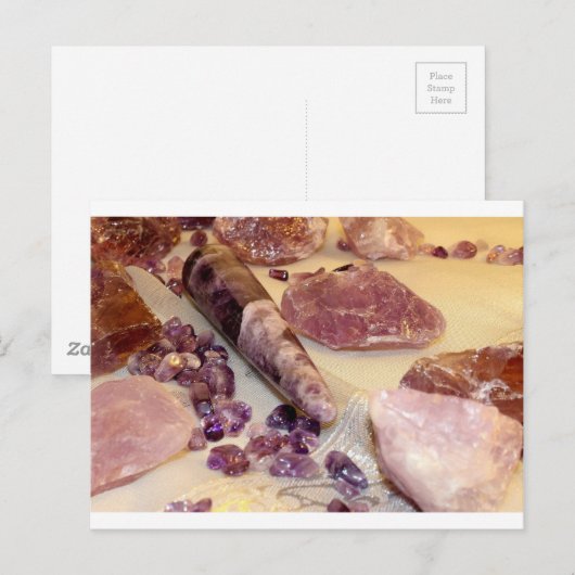 クォーツ型 ポストカード (正面/裏面)