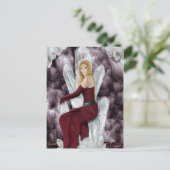 クォーツ製の玉座 ポストカード (スタンド正面)