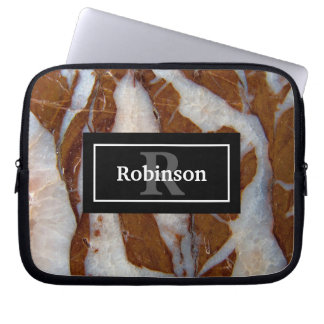 クォーツ静脈ロックテクスチャ付きチェルト ラップトップスリーブ