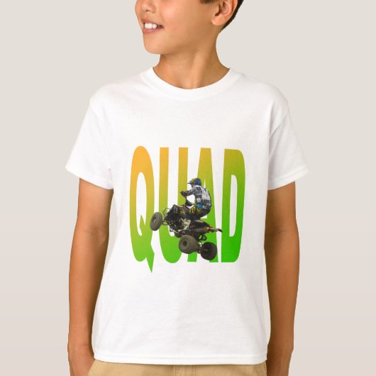 クォードのバイク Tシャツ (正面)