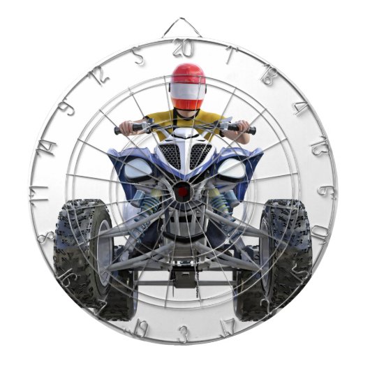 クォードのバイクATV Wheelieを前部にぽんと鳴らします ダーツボード (正面)