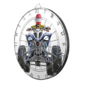 クォードのバイクATV Wheelieを前部にぽんと鳴らします ダーツボード (正面右)