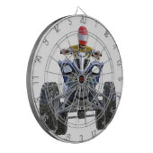 クォードのバイクATV Wheelieを前部にぽんと鳴らします ダーツボード (正面左)