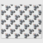 クォードのバイクATV Wheelieを前部にぽんと鳴らします ラッピングペーパー (フラット)