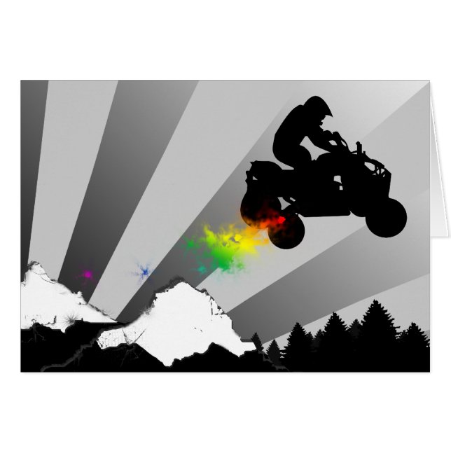 クォード。 虹の日没 (正面横)