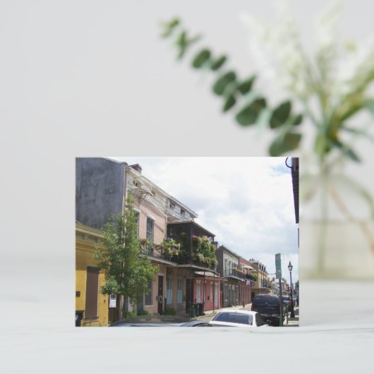 クォーフランスのト通りビューニューオーリンズルイジアナ ポストカード (スタンド正面)