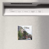 クォーフランスのト通りビューニューオーリンズルイジアナ マグネット (インサイチュ (食洗機))