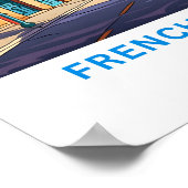 クォーフランスのルルイジアナトラベルプリント ポスター (角)