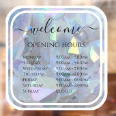 クォーモダンツ営業時間 |ウィンドウデカール ウィンドウサイン (シート2)