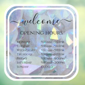 クォーモダンツ営業時間 |ウィンドウデカール ウィンドウサイン (シート3)