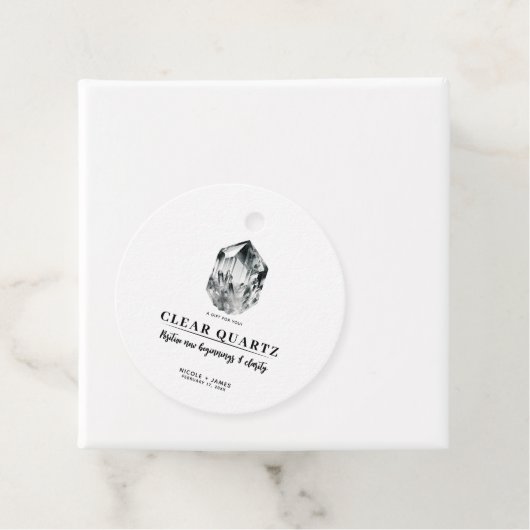 クォー澄んツ結晶の始まりとクラリティ結婚ズ フェイバータグ (インサイチュ)