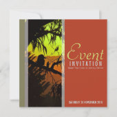 クオカブラシルエットすべての行事招待状 招待状 (正面)