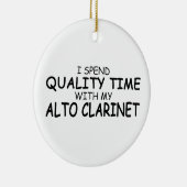 クオリティタイムアルトクラリネット セラミックオーナメント (右)