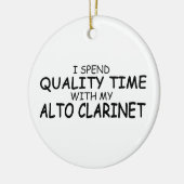 クオリティタイムアルトクラリネット セラミックオーナメント (左)