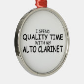 クオリティタイムアルトクラリネット メタルオーナメント (右)