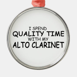 クオリティタイムアルトクラリネット メタルオーナメント