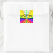 クオリティタイムバンジョスクエアステッカー スクエアシール (バッグ)