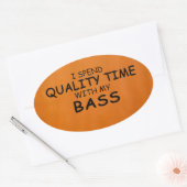 クオリティタイムベース楕円ステッカー 楕円形シール (封筒)