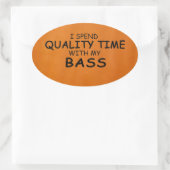 クオリティタイムベース楕円ステッカー 楕円形シール (バッグ)