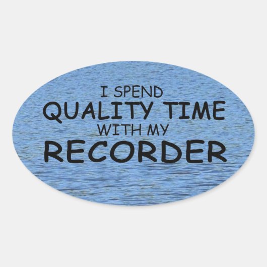 クオリティタイムレコーダー楕円ステッカー 楕円形シール (正面)