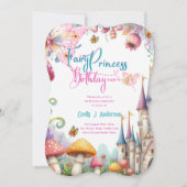 クオリティプリンセスフェアリー娘誕生日フェアリーコア 招待状 (正面)