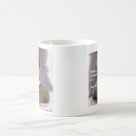 クオリティヴォロドミールゼレンスキー&弾薬引用文Cof コーヒーマグカップ (中央)