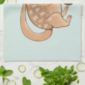 クオルオーストラリア有袋体 キッチンタオル (折り畳み)