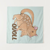 クオルオーストラリア有袋体 タペストリー (正面(横))