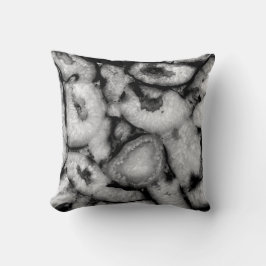 クオーツアゲイト白黒宝石 クッション