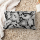 クオーツアゲイト白黒宝石 ランバークッション (ブランケット)