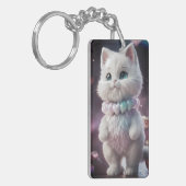 "クカスタマイズテキーチェーンプリント" キーホルダー (正面左)