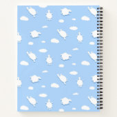 クカスタムラウズアンドシープベビー写真雑誌 ノートブック (裏面)