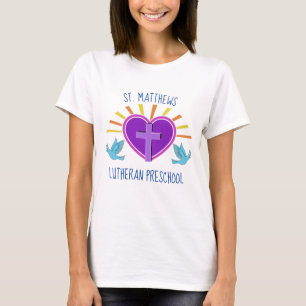 クカスタムリスチャンプレスクールカウト先生クロス Tシャツ