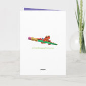 クカスタムリスマスカード「聖降誕祭お名前をお目出とう」 カード (裏面)