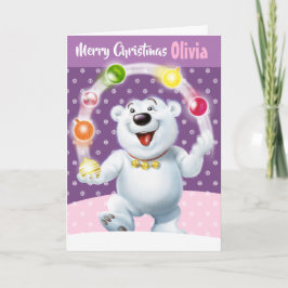 クカスタムリスマスカード「聖降誕祭お名前をお目出とう」 カード