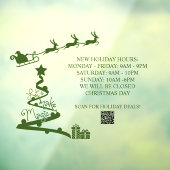 クカスタムリスマスホリデーストアアワーズウィンドウスリング ウィンドウサイン (シート3)